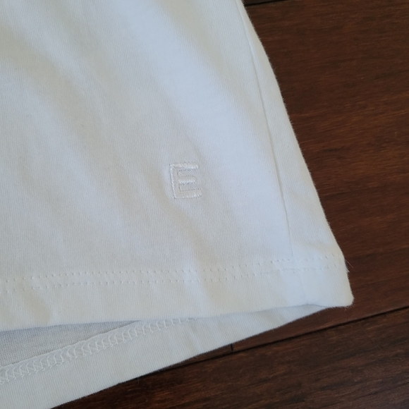 NWOT Everlane Uniform Mens Size XXL White V-Neck Organic Cotton Short Sleeve Tee - Picture 4 of 7